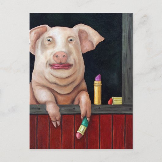 Kus me je mond! briefkaart (Voorkant)