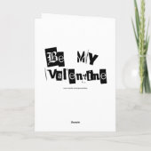 Kus me koesteren me Valentijn Feestdagen Kaart (Achterkant)