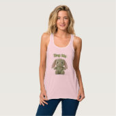 Kus Me Konijn Tank Top (Volledige Voorkant)