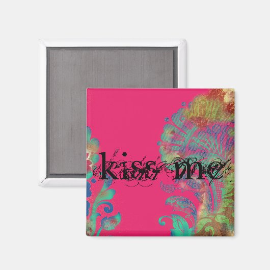 Kus me magneet (Voorkant / Achterkant)