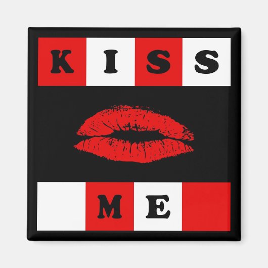 Kus me! magneet (Voorkant)