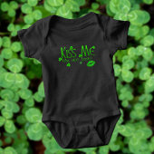 Kus me niet Iers Quote Grappig St Patrick's Day Romper
