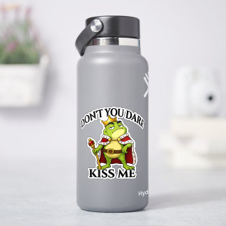 Kus Me Niet, Kikkerkoning Sticker