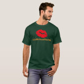 Kus me niet knijpen me Grappige St. Patrick's Day T-shirt (Voorkant volledig)
