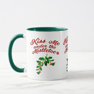 Kus me onder de Mistletoe Mok