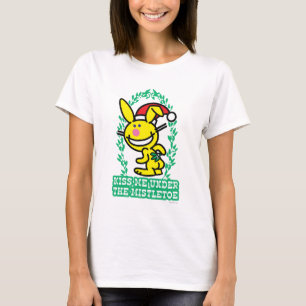 Kus me onder de mistletoe t-shirt