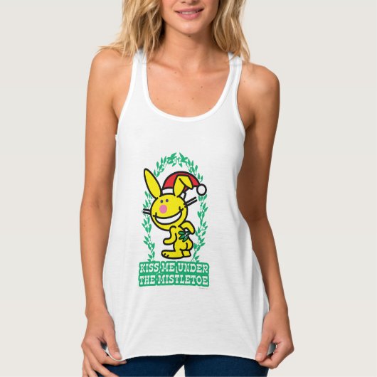 Kus me onder de mistletoe tanktop (Voorkant)