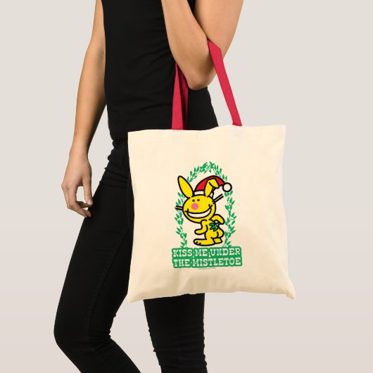 Kus me onder de mistletoe tote bag (Voorkant (product))