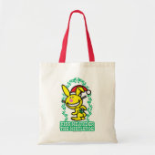 Kus me onder de mistletoe tote bag (Voorkant)