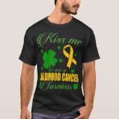 Kus Me Overlevende van Kinderkanker St. Patrick Da T-shirt (Voorkant)