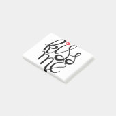 Kus me post-it® notes (Schuin)