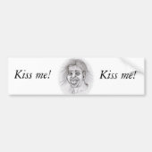 Kus me! - Potloodtekening Bumpersticker (Voorkant)