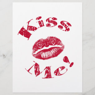 Kus me! Rode lippen
