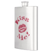Kus me! Rode lippen Heupfles (Links)
