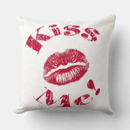Kus me! Rode lippen Kussen