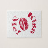 Kus Me! Rode Lippen Legpuzzel (Horizontaal)