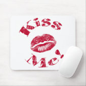 Kus Me! Rode Lippen Muismat (Met muis)