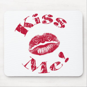 Kus me! Rode lippen Muismat