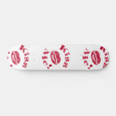 Kus me! Rode lippen Persoonlijk Skateboard (Horizontaal)