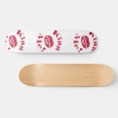 Kus me! Rode lippen Persoonlijk Skateboard (Horizontaal)