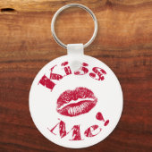Kus me! Rode lippen Sleutelhanger (Voorkant)
