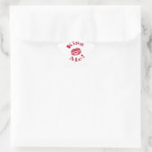 Kus me! Rode lippen Ster Sticker (Tas)