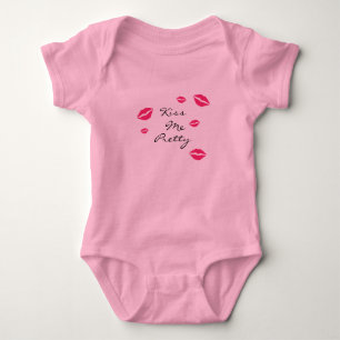Kus Me  Roze Bodysuit
