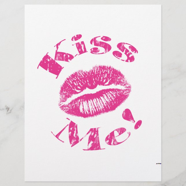Kus Me! Roze Lippen (Voorkant)
