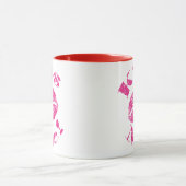 Kus Me! Roze Lippen Mok (Midden)