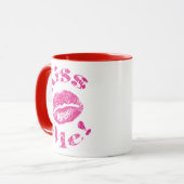 Kus Me! Roze Lippen Mok (Voorkant links)