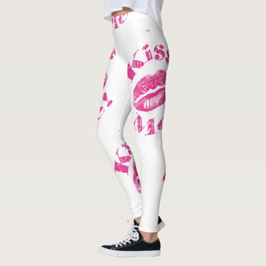 Kus me! Roze lips Leggings (Links)