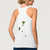 Kus me Shamrock lippen wit Tanktop (Achterkant)