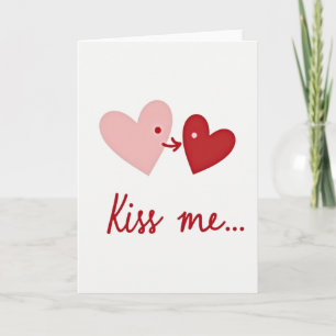 Kus Me Simpele Valentijnskaart Kaart
