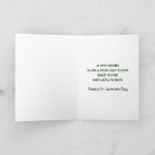 Kus me St Patricks van het Varken de Kaart van de (Binnen)