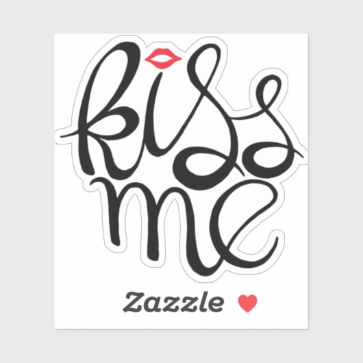 Kus me sticker (Vel)