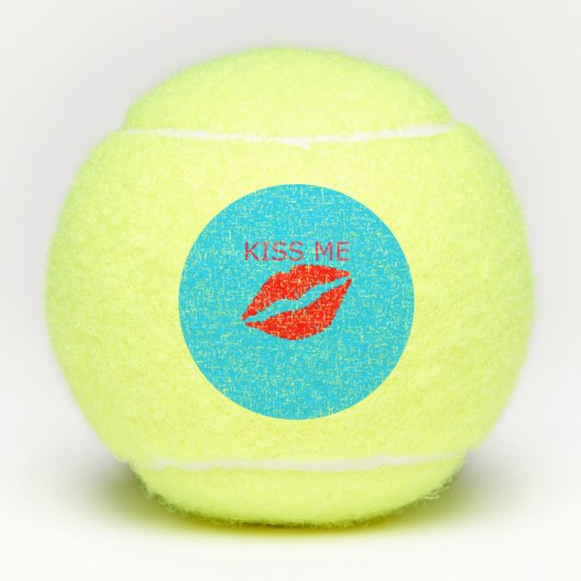Kus me tennisballen (Voorkant)