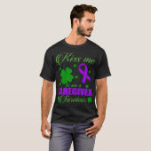 Kus Me Verzorger Overlevende St. Patrick Dag Cadea T-shirt (Voorkant volledig)