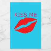 Kus me voedselcontainer etiket (Enkel label)