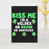 Kus Me Wat Dan Ook St. Patricks Kaart (Gele Bloem)