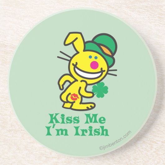 Kus me zandsteen onderzetter (Voorkant)