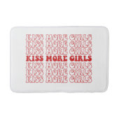 Kus Meer Meisjes Lesbisch Biseksueel LGBTQ Pride M Badmat (Voorkant)