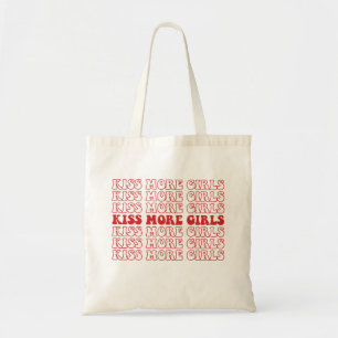 Kus Meer Meisjes Lesbische Biseksuele LGBTQ Pride Tote Bag