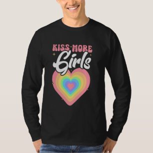 Kus Meer Meisjes Lesbische LHBT Pride en Gay Paar T-shirt
