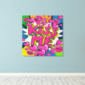 KUS MIJ Canvasprint op Spieraam Canvas Afdruk (Insitu (Houten vloer))