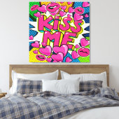 KUS MIJ Canvasprint op Spieraam Canvas Afdruk (Insitu (Slaapkamer))