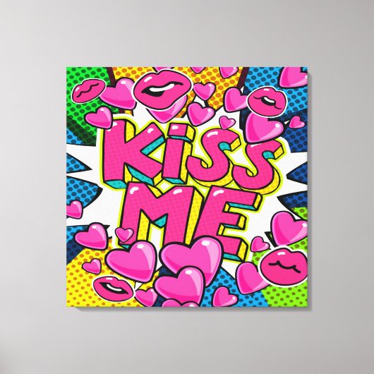 KUS MIJ Canvasprint op Spieraam Canvas Afdruk (Voorkant)