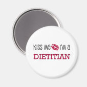Kus Mij Ik ben een DIËTIST Magneet (Voorkant / Achterkant)
