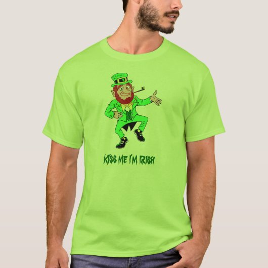 KUS MIJ IK BEN IERS T-SHIRT (Voorkant)