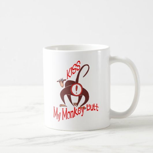 Kus mijn aap Butt Koffiemok (Rechts)