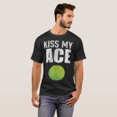 Kus Mijn Aas Tennis Pun T-shirt (Voorkant volledig)